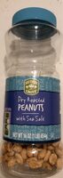 Dry roasted peanuts with sea salt, sea salt