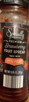 Premium strawberry fruit spread