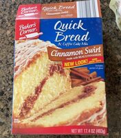 Quick bread and coffee cake mix