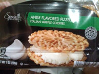 Pizzelle anise flavored italian style cookies, anise