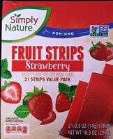 Fruit strips strawberry