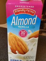 Unsweetened vanilla almondmilk, vanilla