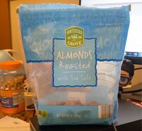 Roasted almonds with sea salt