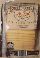 Smoked gouda deli sliced cheese, smoked gouda