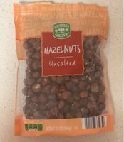 Unsalted hazelnuts