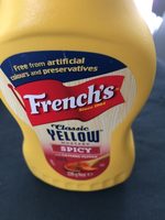 Moutarde French's Au Piment De Cayenne - Spicy Mustard