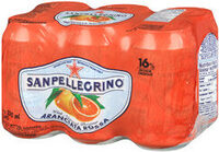 Eau Gazéifiée (aranciata Rossa)
