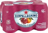 Sparkling water melograno ara of size