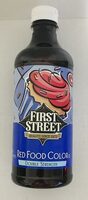Double Strength Red Food Color