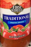 First street traditional pasta sauce