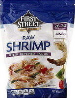 Jumbo raw shrimp 26/30 pp