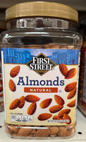 Natural almonds