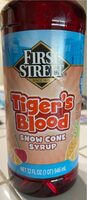Tiger'S Blood Snow Cone Syrup