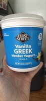 Vanilla Greek Nonfat Yogurt
