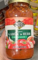 Garlic & herb pasta sauce