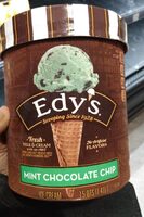 Ice cream, mint chocolate chip