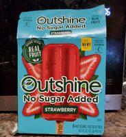 Strawberry 6-Fruit Ice Bars / Paletas de Fruta