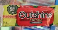 Outshine strawberry Fruit ice bar 3 oz