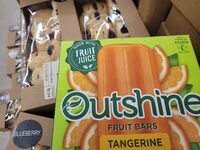 Fruit bars, tangerine
