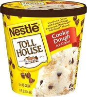 COOKIE DOUGH Vanilla frozen dairy dessert with cookie dough pieces and mini chocolate chips
