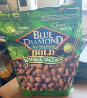 Bold wasabi & soy sauce almonds