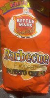 Barbecue flavored potato chips
