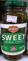 Sweet pickle chips