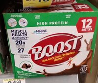 High protein complete nutritional drink, rich chocolate