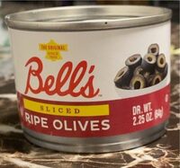 Sliced Ripe Olives