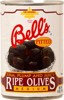 Pitted Firm, Plump and Juicy Ripe Olives (Medium)