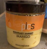 Mango sorbet