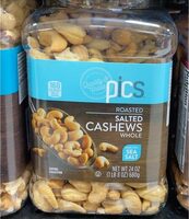 Roasted salted cashews whole