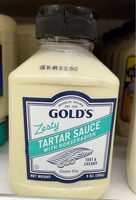 Zesty tartar sauce with horseradish