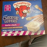 Dippable cheese and breadsticks