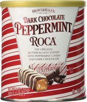 Dark chocolate peppermint roca