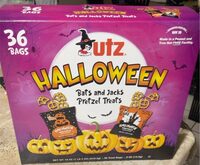 Halloween bats and jats pretzel treats