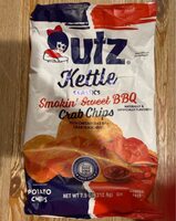 Smokin sweet barbecue crab chips