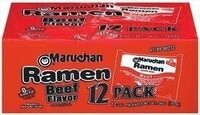 Maruchan instant lunch beef ramen noodle baby count