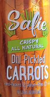 Crispy dill pickled carrots