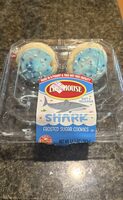 Shark Frosted Sugar Cookies