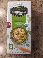 Organic Low Sodium Vegetable Broth