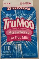 Strawberry fat free milk
