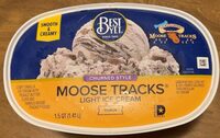 Moose Tracks Light Ice Cream