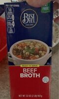 Ready to serve beef broth