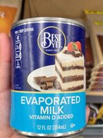Evaporated milk
