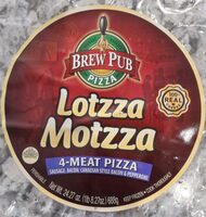 Lotzza Motzza 4-Meat Pizza