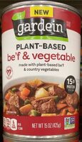 Plant based bef& vegetable