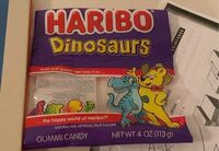 Haribo dinosaurs