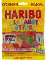 Alphabet letters gummy candy