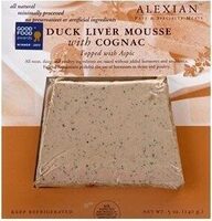 Duck liver mousse with cognac